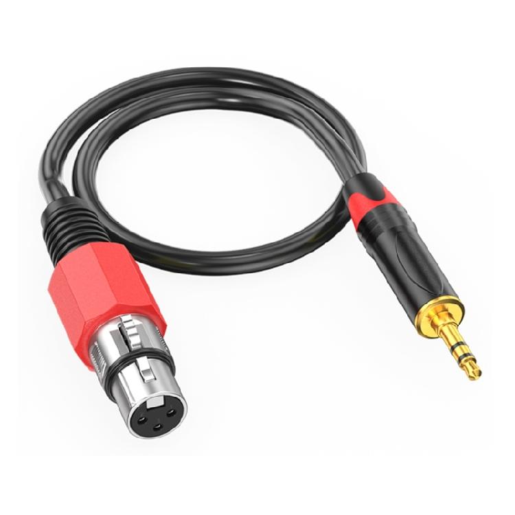 3.5mm Male To 3Pin Female Auditory Cable For Connecting Smartphones Tablets To Mixers Speakers