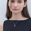 Ribbon Pendant Necklace (N021silver)