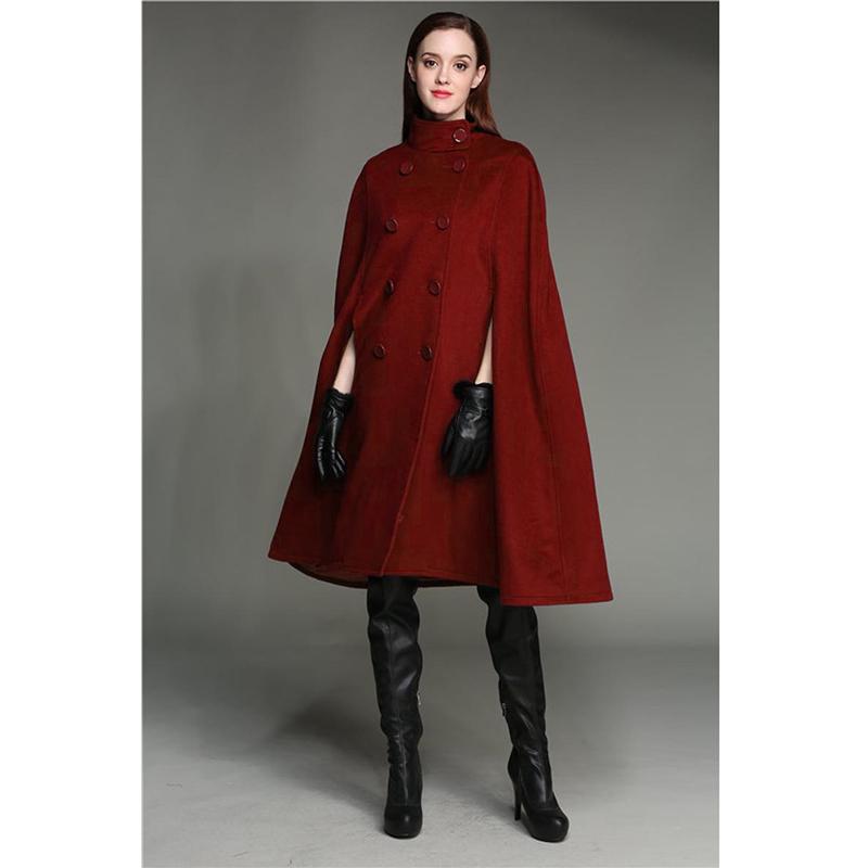 plus size cloak coat