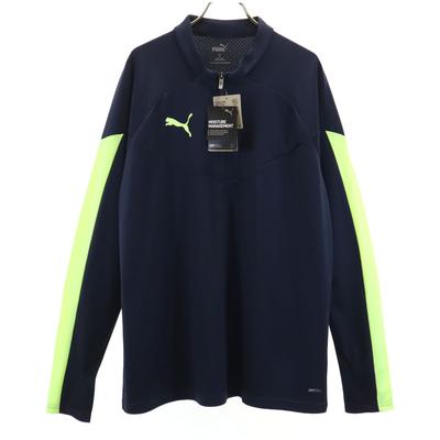 Unused Training Long Sleeve Half Zip Wear XL Navy Men's Used