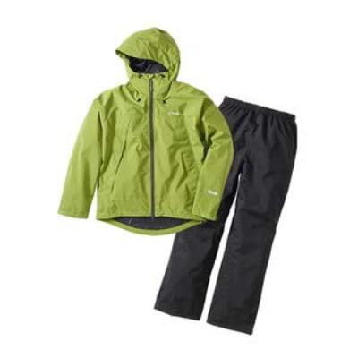 Soushin RL Comfortable Rain Suit for Fishing, Lime Yellow, Size L