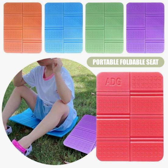 1/2Pcs Foam Seat Mat with Storage Bag Folding Seat Cushion Waterproof Lightweight Outdoor Hiking Camping Sitting Pad Stadium Mat