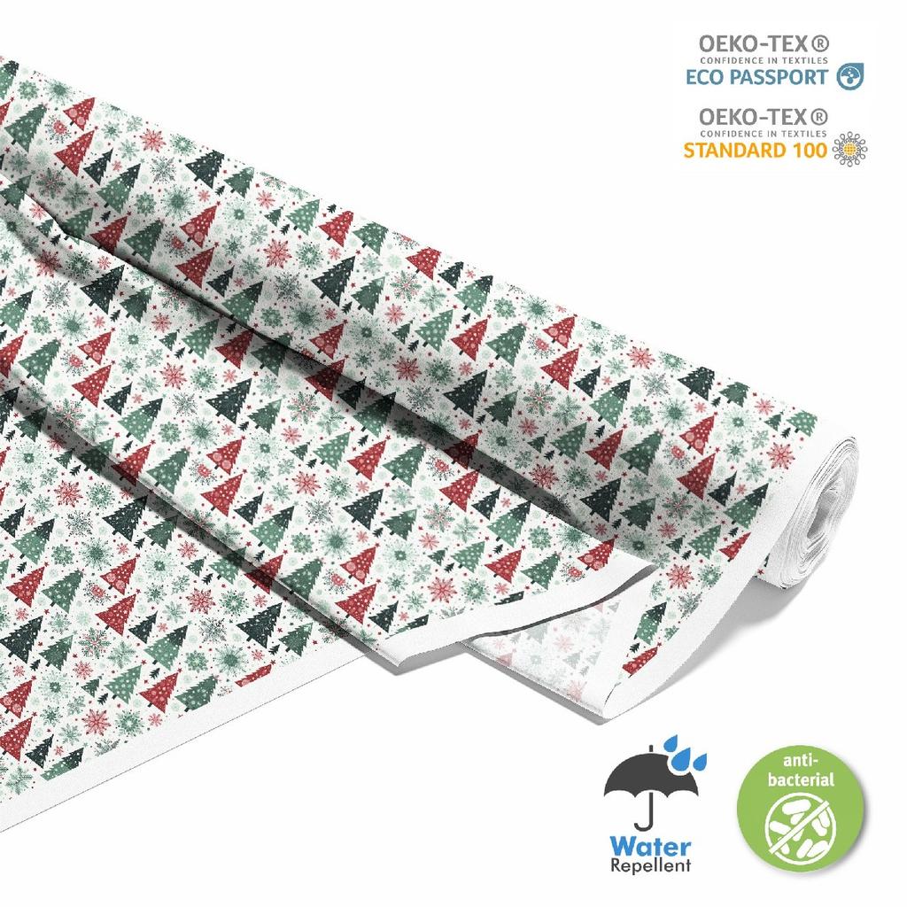 Outdoor Dekostoffe Oxford - Motiv Weihnachtsferien | Dx1866