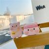 Maiale Rosa 3D Per Apple Airpods Pro 2 Custodia Carina Airpods 1 2 3 Pro Custodia per Auricolari Copertura per Cuffie Ricarica Wireless