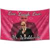 Live Laugh Love Flag 3x5 Feet Mr Worldwide Wall Flag Decorations Bedroom Living Room Dorm