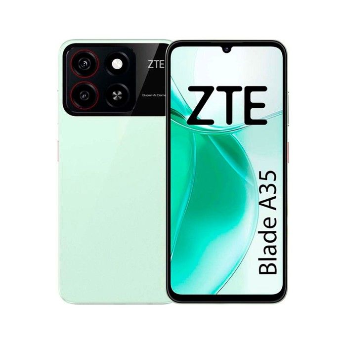 Téléphone mobile - ZTE - Blade A35 - 6,75 pouces - 64 Go - Double SIM - Vert