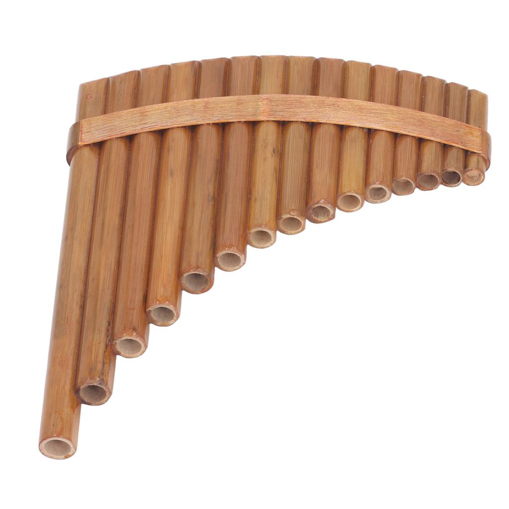 Musical Professional Panpipe Pan Flute 15 Pipes G Key Musical Instrument Pan Pipe Flute Right Hand