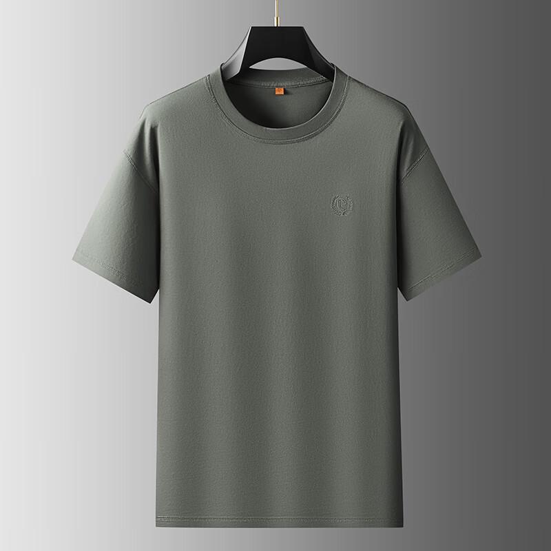 Dibinze Plus Size Cotton Short Sleeve T-Shirt