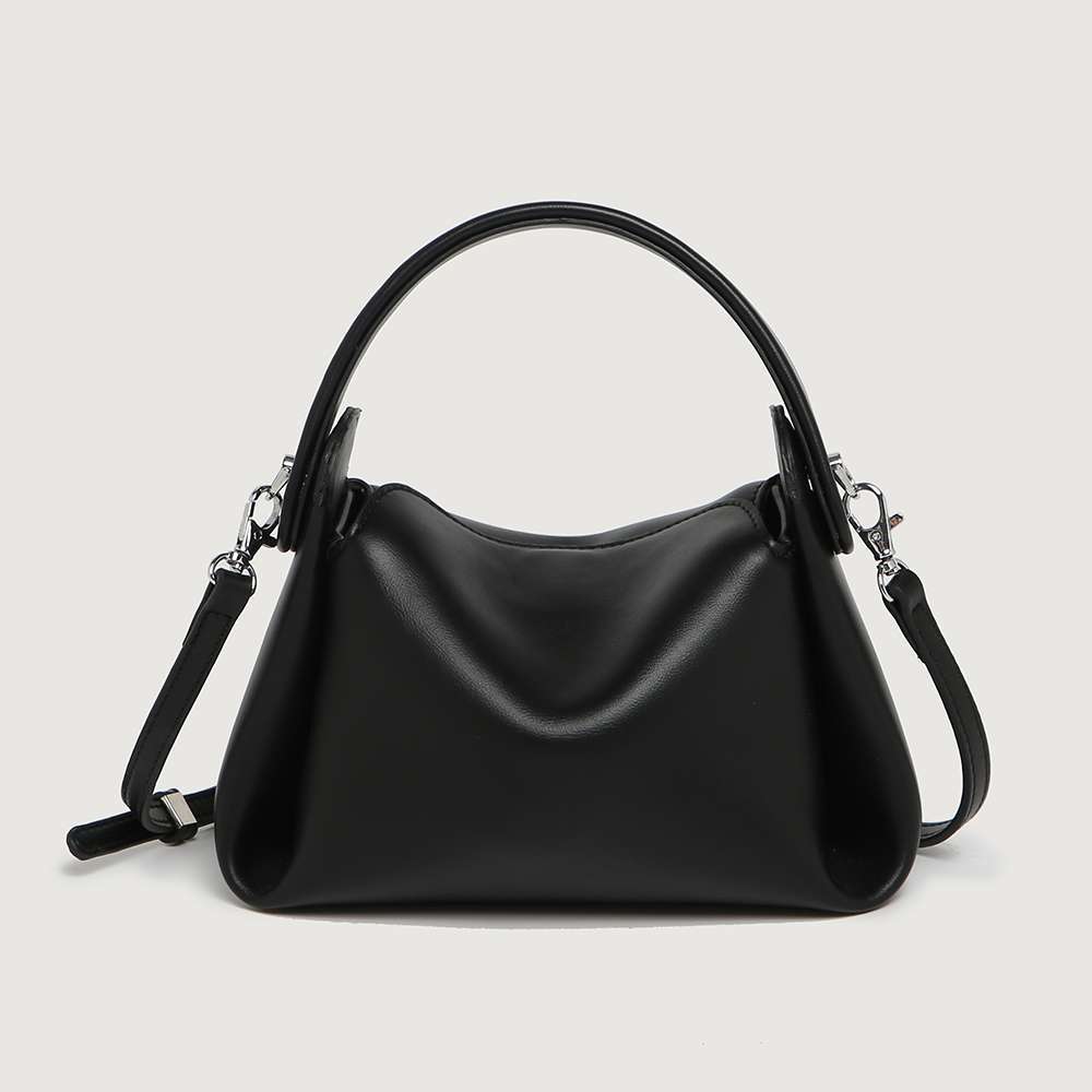 

Мягкая кожа, Портсигар, Сумка, Нишевый дизайн, Летняя стильная маленькая сумка через плечо на одно плечо чёрный