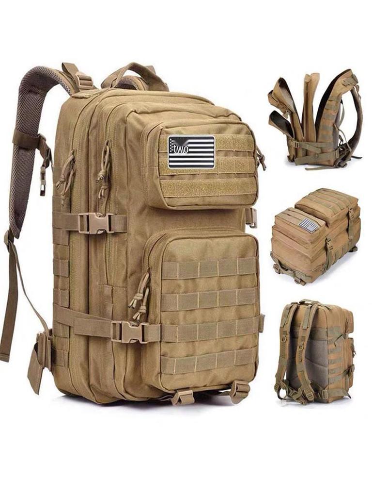 Large Tactical Camouflage Backpack for Outdoor Camping, Hiking, and Climbing