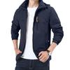 Men's Loose Casual Outdoor Large-sized Hooded Windbreaker Long-sleeved Jacket