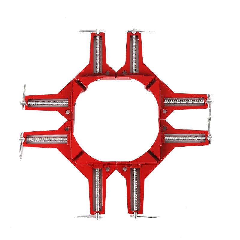 Handmade 90° Aluminum Alloy Right Angle Clamp for Glass Fish Tanks, Photo Frames, and Woodworking