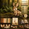 Handgemachtes Tier basteln Wald Patchwork-Set Wald DIY Nähset Set Freunde Anfängerfreundliches Set für Erwachsene Jugendliche Stofftier