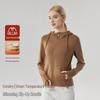 Women's Slim Fit Zip-Up Cardigan: Windproof, Thickened, and Versatile for Autumn/Winter Yoga & Casual Use