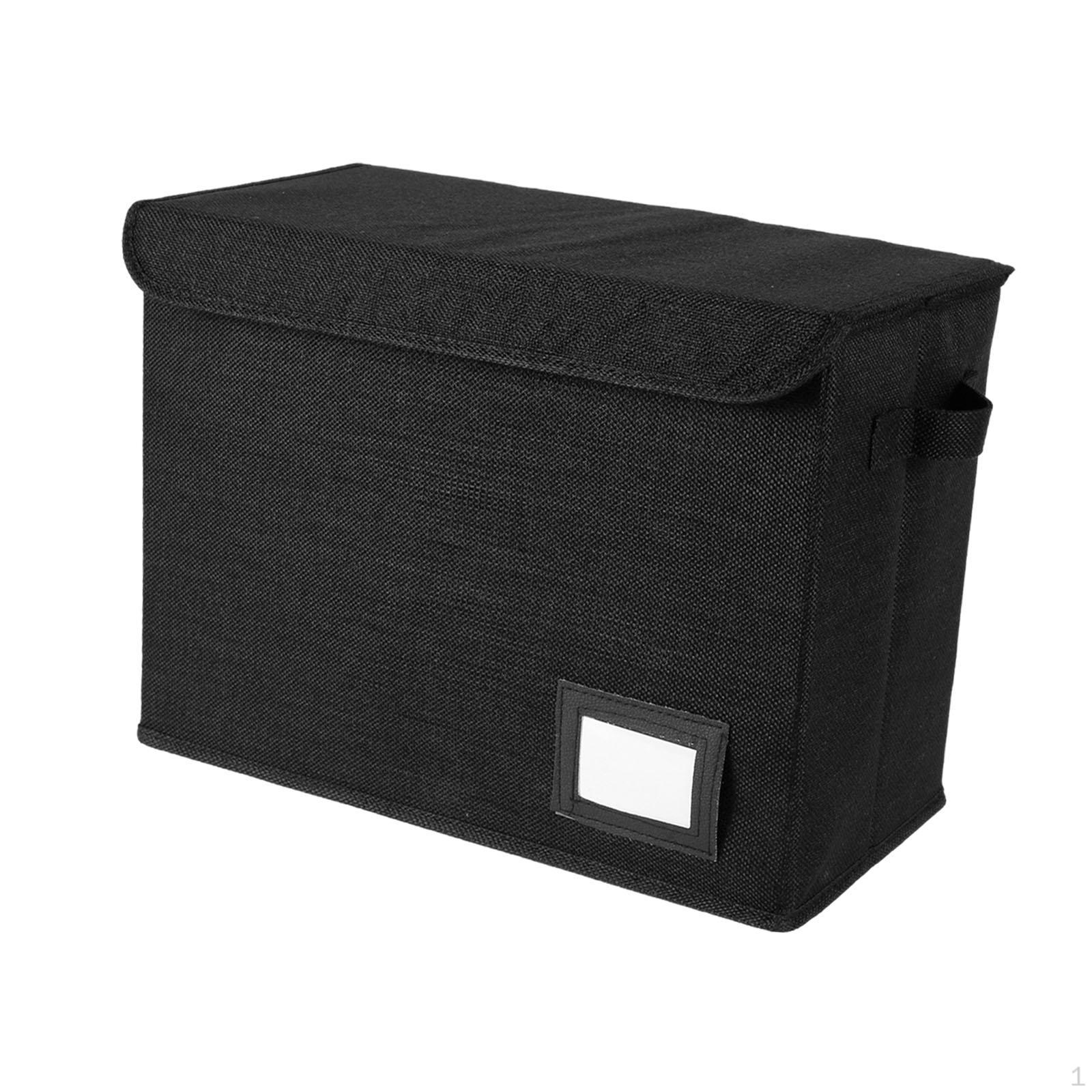

Comic Book File Organizer Box, Versatile, Portable, Easy to Assemble, for Magazines And Comics. чёрный