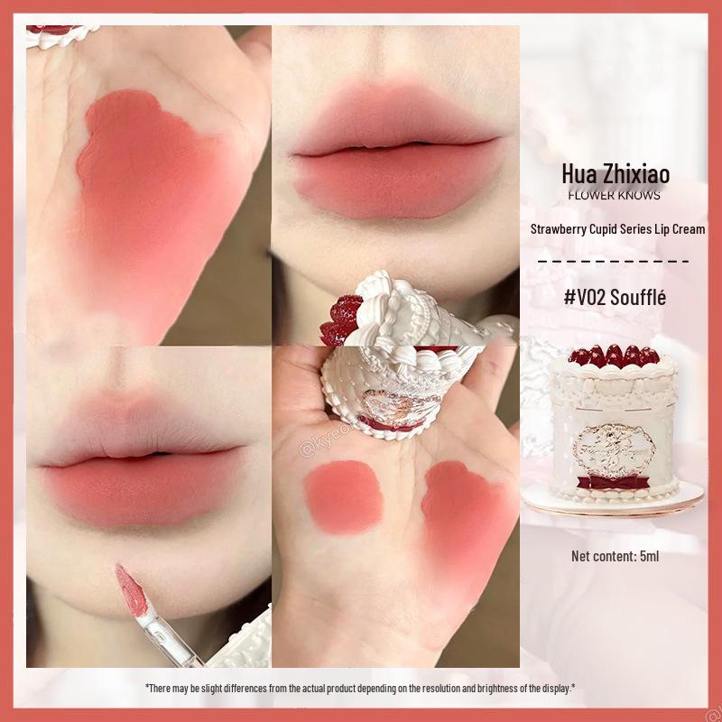 FlowerKnows Strawberry Cupid Mattifying Lip Cream - Autumn/Winter Collection