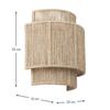 Home Vintage Design Hand-woven Hemp Rope E27 Led Wall Lamps for Bedroom Bedside Lights Dining Room Study Wall Lighting Fixtures