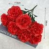 Artificial Chrysanthemums Fall Flowers Silk Orange Marigold Flowers Fake Mums Flowers For Wedding Autumn Day Of The Dead