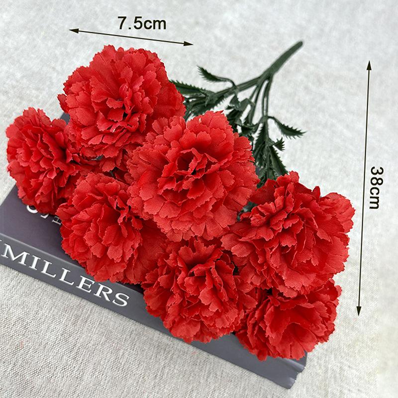 Artificial Chrysanthemums Fall Flowers Silk Orange Marigold Flowers Fake Mums Flowers For Wedding Autumn Day Of The Dead