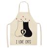 Kitchen apron and cute and cute sleeveless man in men's women and women cleaning the house with anti grass fencestocleanthehouse
