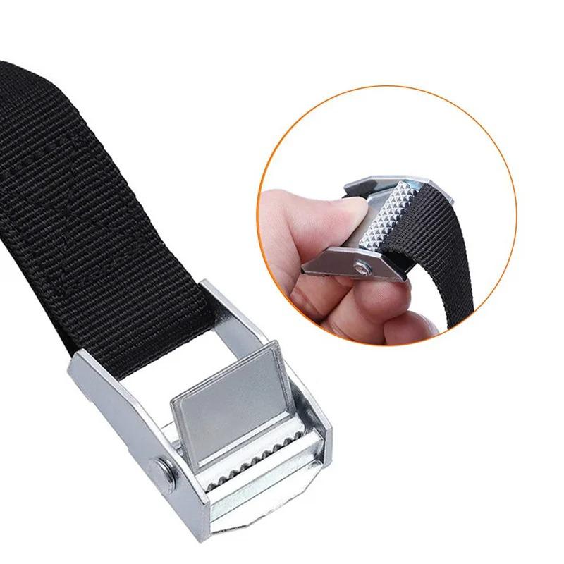 25mm Cargo Lashing PP Webbing Luggage Strap with Zinc Alloy Buckle, Length: 3m
