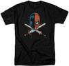 Deathstroke Crossed Swords Mens T Shirt Comic Book Tee Black