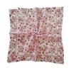 3Pcs 45x45cm 100% Cotton Vintage Rose Flower Women Handkerchiefs Bandannas Hand Towel Wedding Tea Party Favors