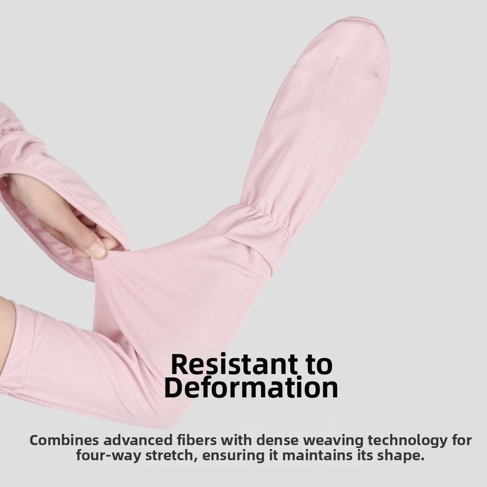 Breathable Sun Protection Sleeves Anti-UV Ice Silk Sleeve Women Driving Sleeve Gloves Summer Use