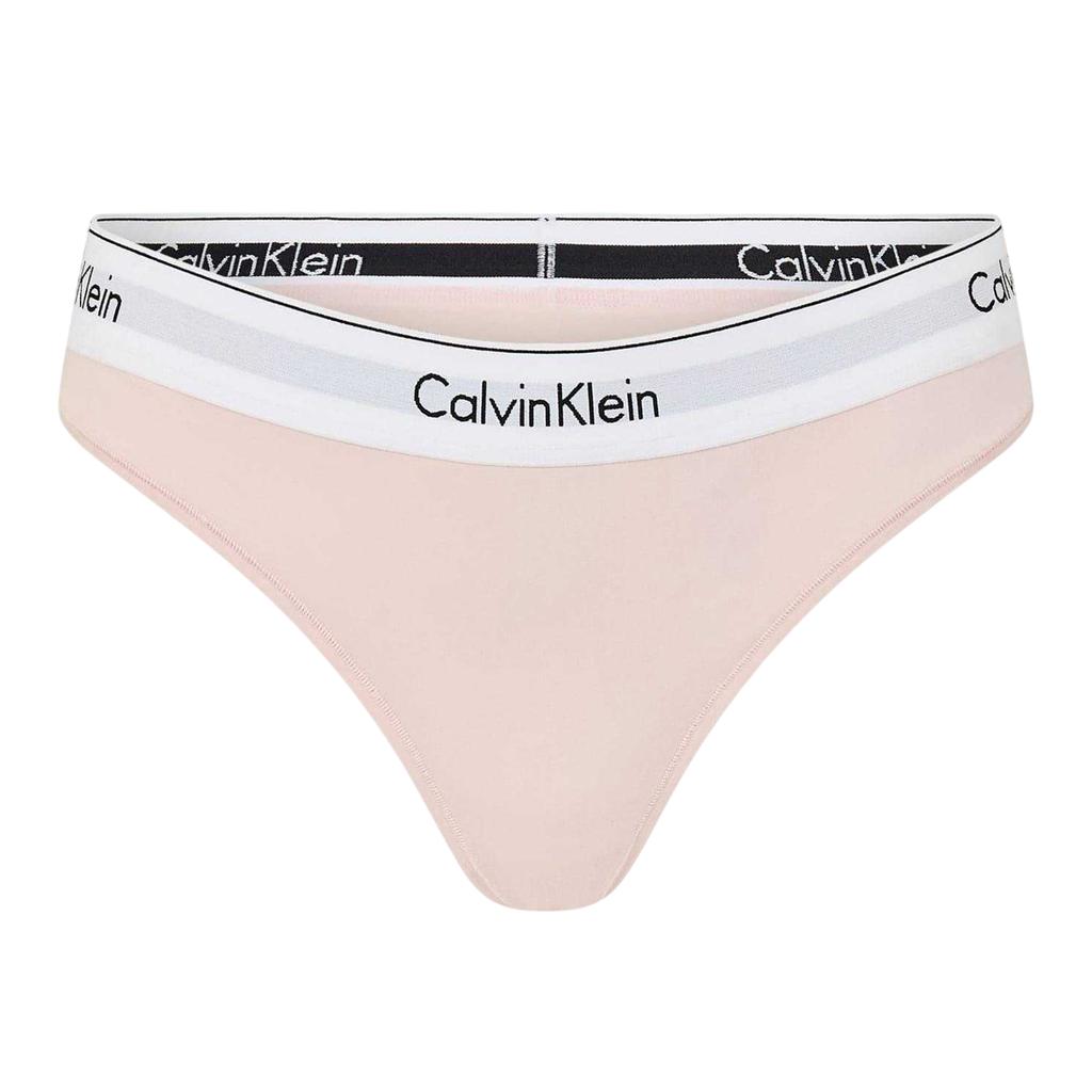 Calvin Klein Damen Logo Baumwollmischung Tanga