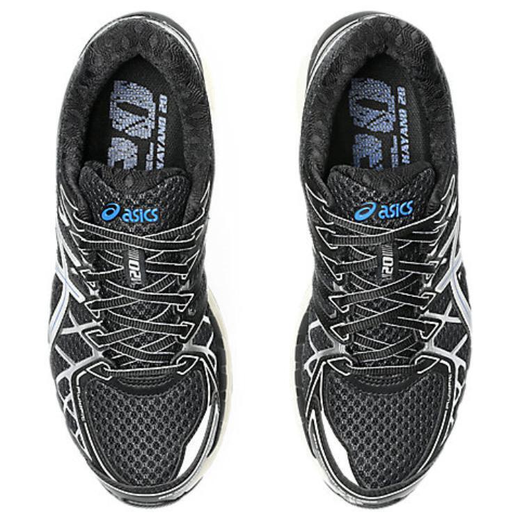 Asics Gel Kayano 20 Black Silver Blue 1203A388-001 Unisex