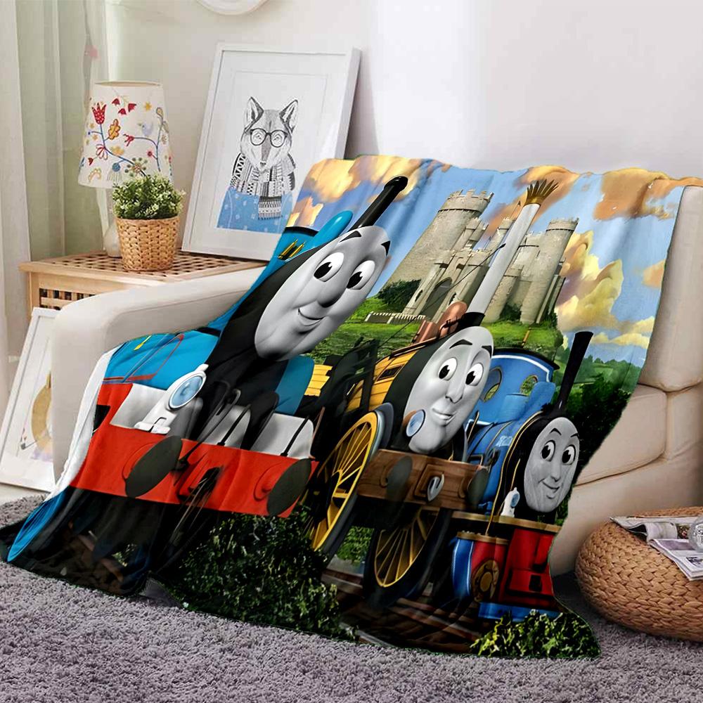 1pc Thomas Friends Spills Thrills flannel Blanket for Super Soft Cute Comfort Blanket for Travel Bedding Couch Sofa Blanket Y73018