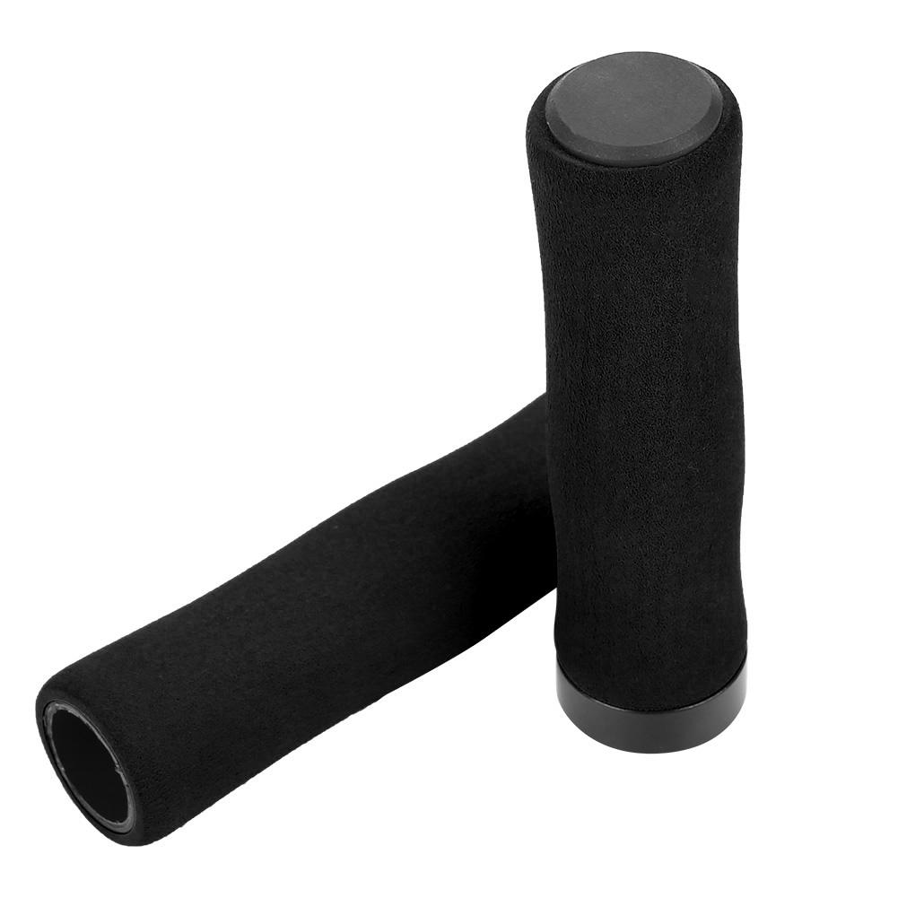 Mountain Road Bike Sponge Handlebar Grip DIY Accessories with Plug(black)