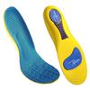 1 Pair Norelie Insoles Shock Absorption Plantar Fasciitis Orthotic Insole Anti Odor Boot Work Shoe Insole for Runners Athletes