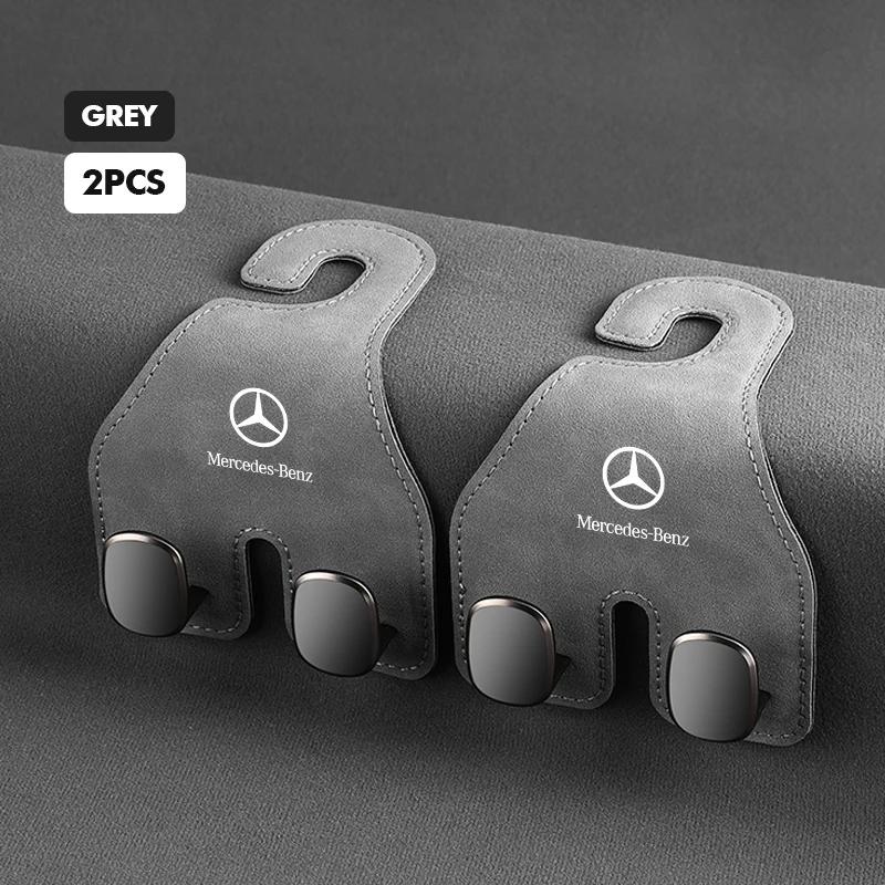 Car Rear Seat Back Hook Headrest Hanger Clip Storage Holder For Mercedes Benz AMG A C E S G Class W201 W210 W108 W204 W205 W203