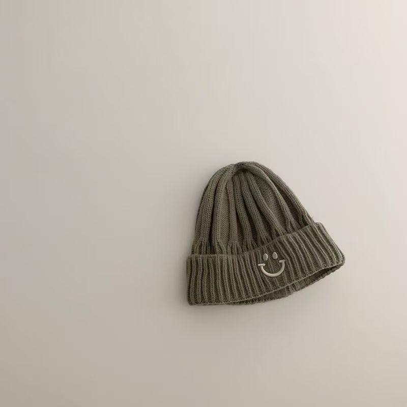 Baby Wool Hat Autumn and Winter Knitted Warm Baby Hat Versatile Boys and Girls Pullover Hat
