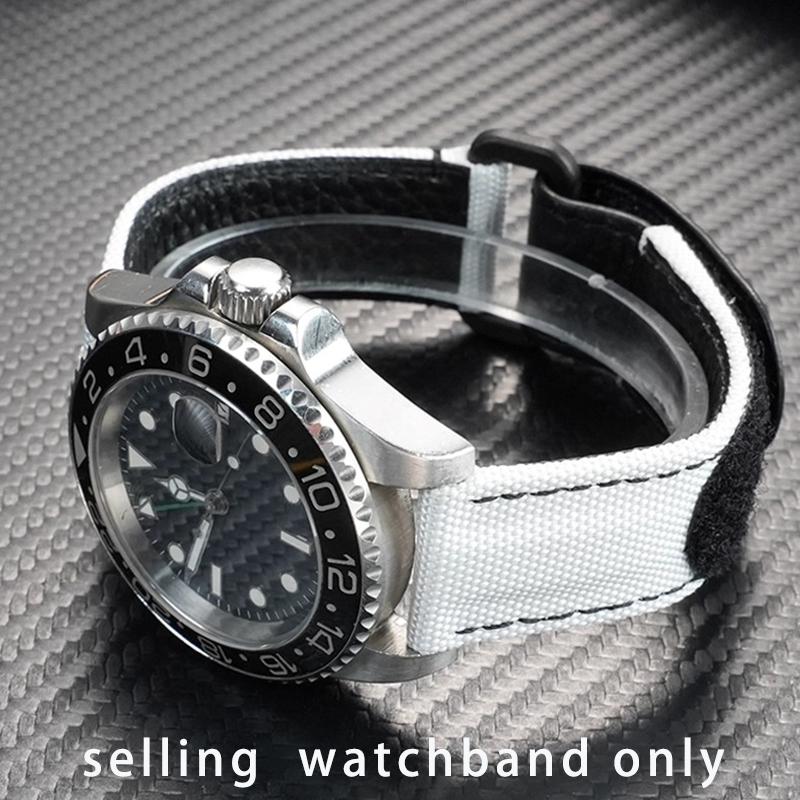 Nieuwe Canvas Horlogeband voor Rolex Daytona Yacht Water Ghost Omega Seiko Canvas Nylon Horlogeband 20MM Heren Armband Accessoires