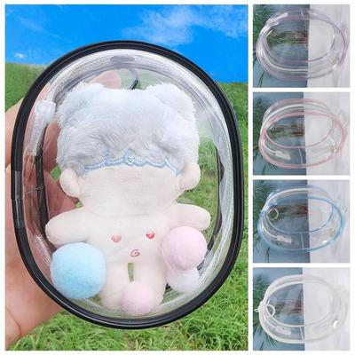 New Style Multicolor Clear Outdoor Bag Transparent Doll Accessories Doll Display Box Mini Kawaii Storage Case