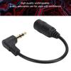 RC‑045 90 Degree Elbow Cable 3‑Pole 3.5mm Male to Female Earphone   Extension Cable