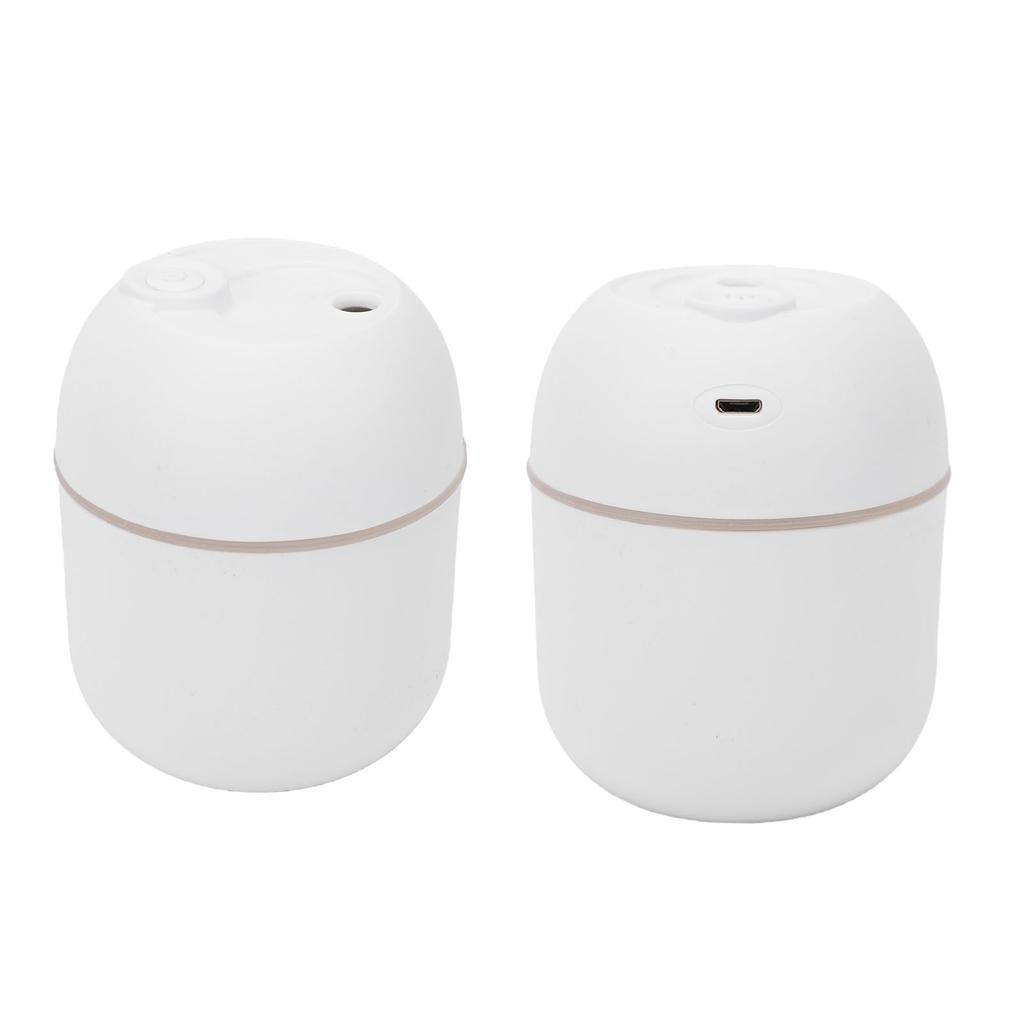 Portable Mini Humidifier Quiet Cool Mist Small Personal Desktop Humidifier with Night Light Auto Shut Off 220ml Water