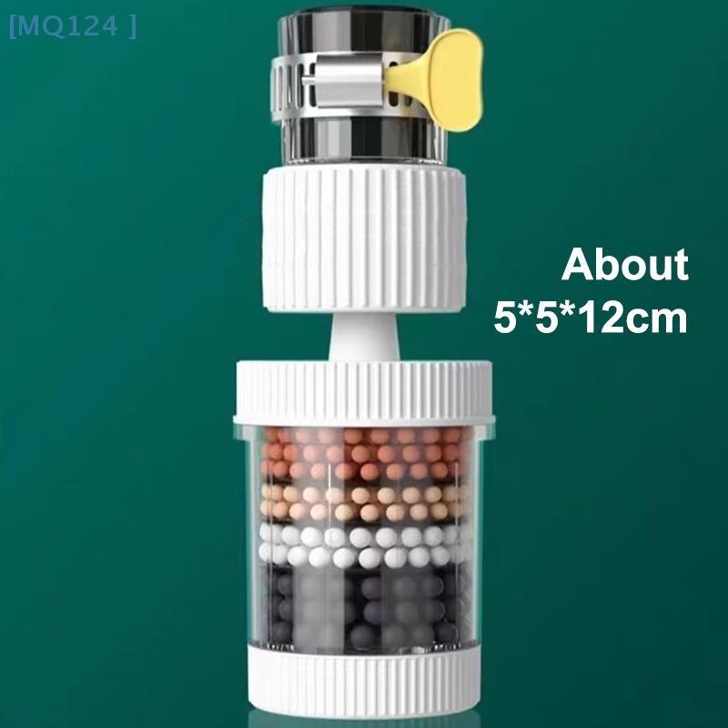 Filtro per rubinetto dell'acqua rotante a 360° per rubinetto della cucina domestica, mini rubinetto, purificatore per l'acqua del rubinetto, filtro a carboni attivi, cartuccia filtrante