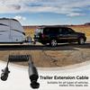 Accessories Trailer Car Trailer, 7-Way Plug Trailer 7-13 Pin Coil Cable Extension Socket, Extension 2M for Cable Trailer Systems V 12