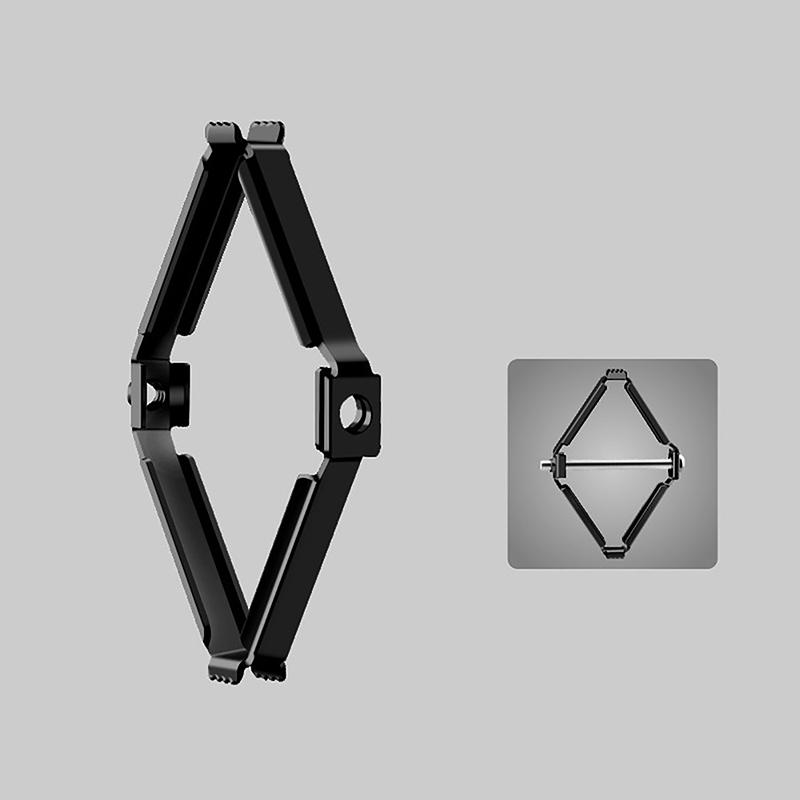 

6Pcs Alloy Cassette Repairer 86mm Dark Box Repair Gcrew Switch Socket Boxs Replacement Fixed Wall Repair Box Support Rod чорний