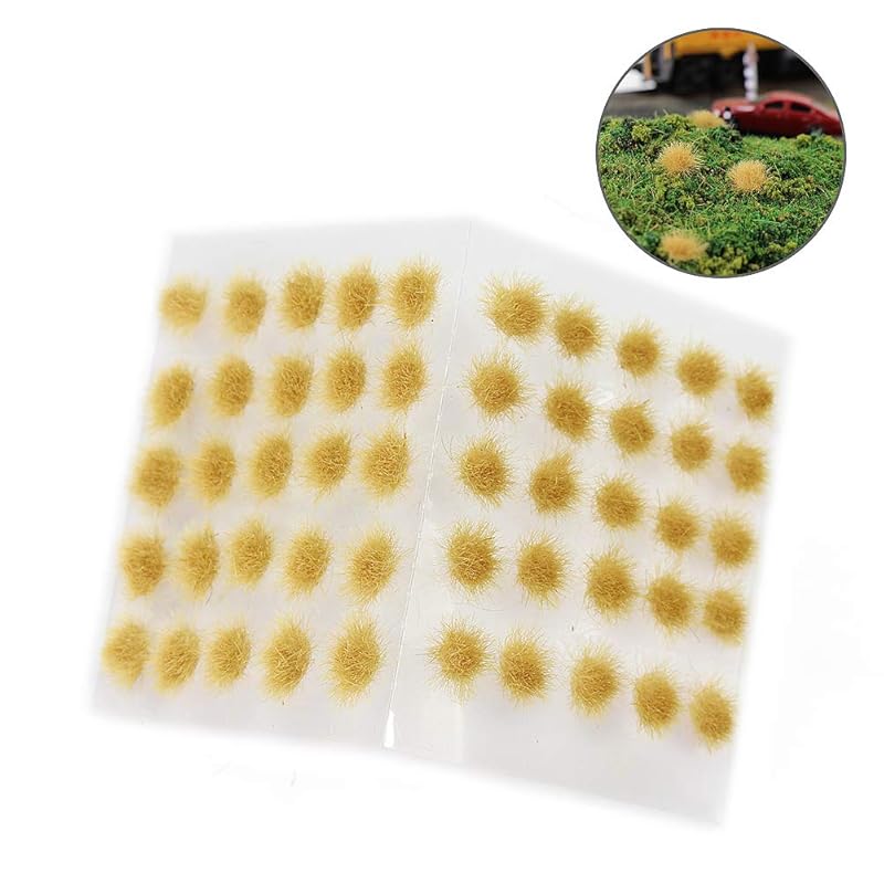 

50 plants dry yellow Multipurpose diorama material series Grass/grass height 5mm building model decoration landscape miniature garden model railway