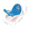 Baby-Badewannensitz Rutschfest, Mit Musik, Tragbar, Blau, 28x39,5x17cm