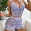 Sexy Lace Lingerie Set Suspender Shorts Flirting Lingerie Pajamas