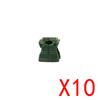 MOC City Building Blocks Weapons Accessories Special Forces Tactical Vest Armor Body Figure Helmet Equipment Pack Brick K062