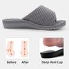 Fashion Crestar Orthopedic House Slippers For Women Fashion Spring Open Toe Corduroy Slides With Arch Support Female Soft Bedroom Shoes