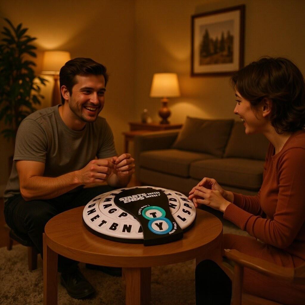 Spin And Shout Word Game For Family Fun And Brain Training In Indoor Settings