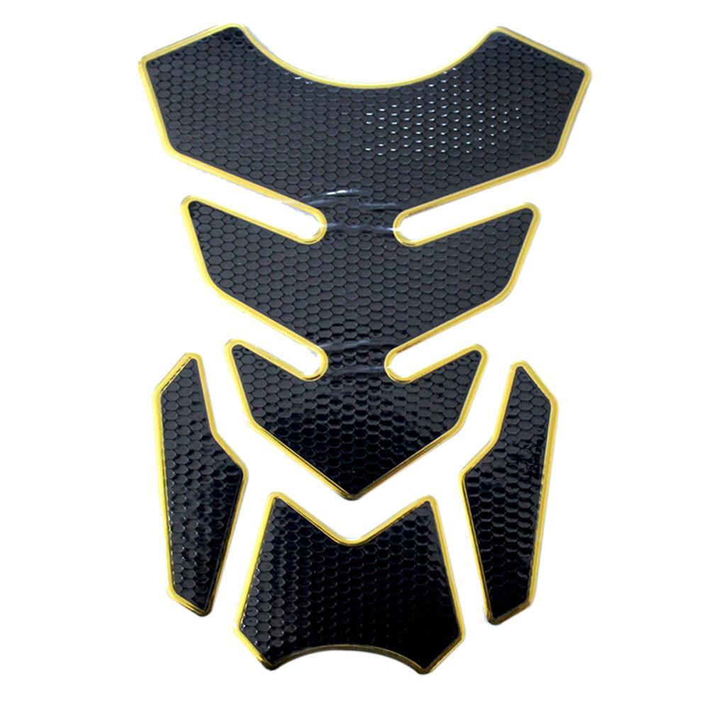 For Honda Yamaha Tankpad Sticker Fishbone 3D Tank Pad Stickers Oil Gas Protector Cover Decoration Flame Motorcycle Accessories