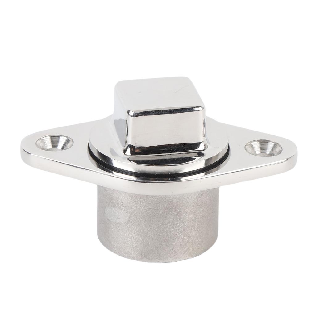 Boat Garboard Drain Plug 316 Stainless Steel Secure Sealing Universal Fit M24 Threaded Boat Drain Plug for Yachts